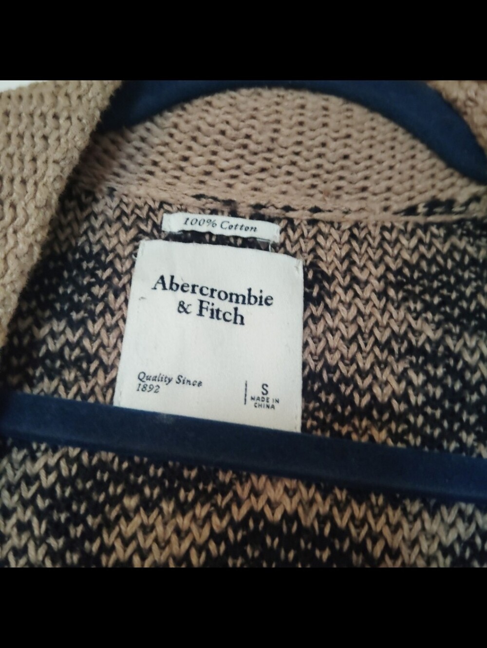 ABERCROMBIE+ FITCH animal Print Open Front Cardigan - Size Small - Picture 6 of 6
